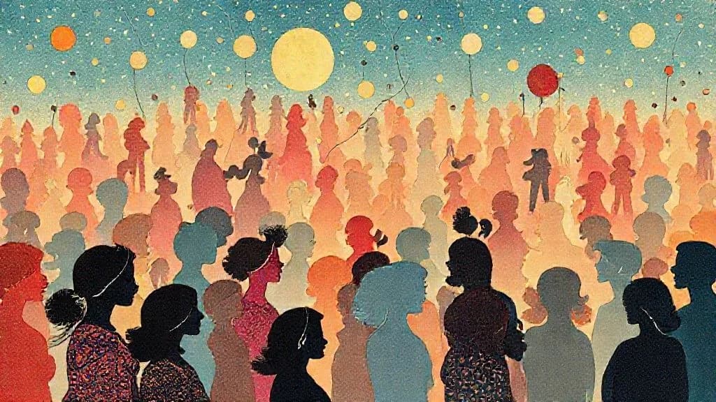 Illustration : Paradoxe bonheur feminin etudes