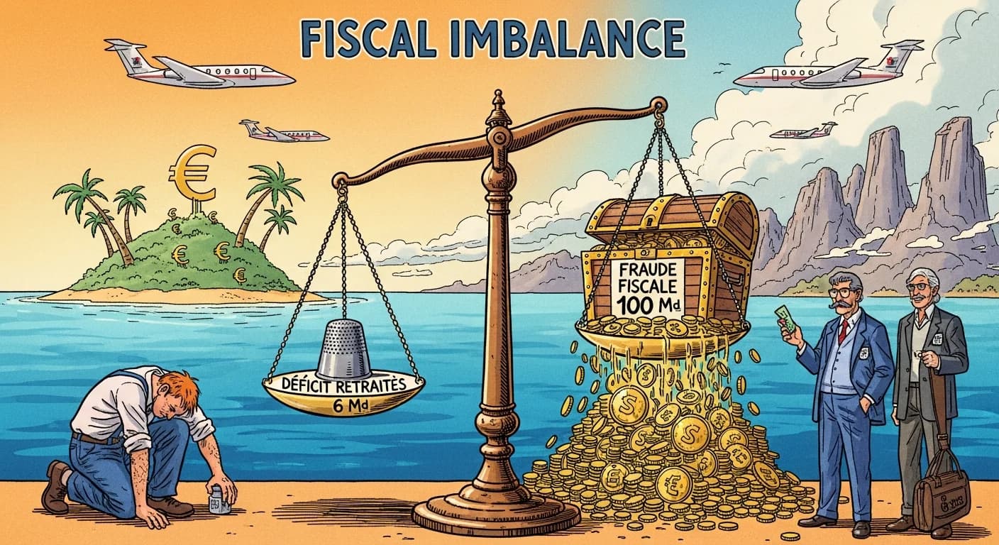 Illustration : Retraites le vrai trou est ailleurs