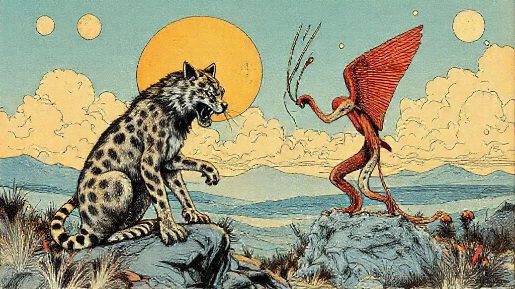 Illustration : Salvador france faible avec les loups